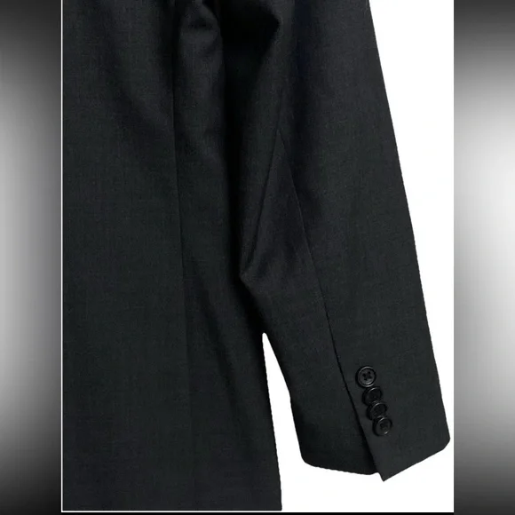BONOBOS / Blazer / Sport Coat / 38r / Gray Wool Blend/ Tailored Fit / Worn Once